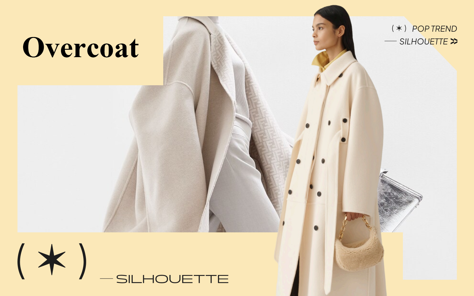 Practical Commuting -- The Silhouette Trend for Women's Overcoat