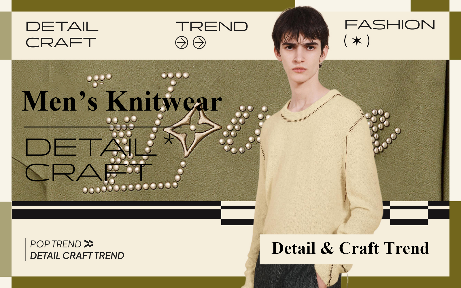 Diverse Fashion -- The Detail & Craft Trend for Men's Knitwear