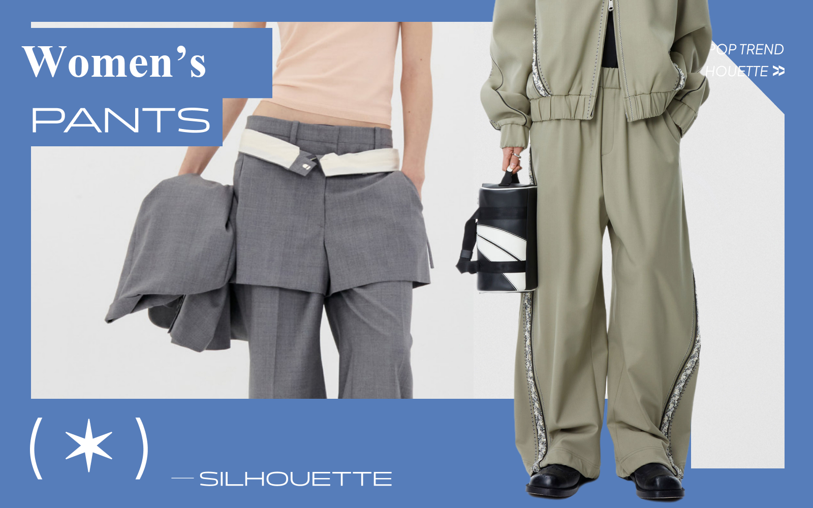 Commuting -- The Silhouette Trend for Women's Pants