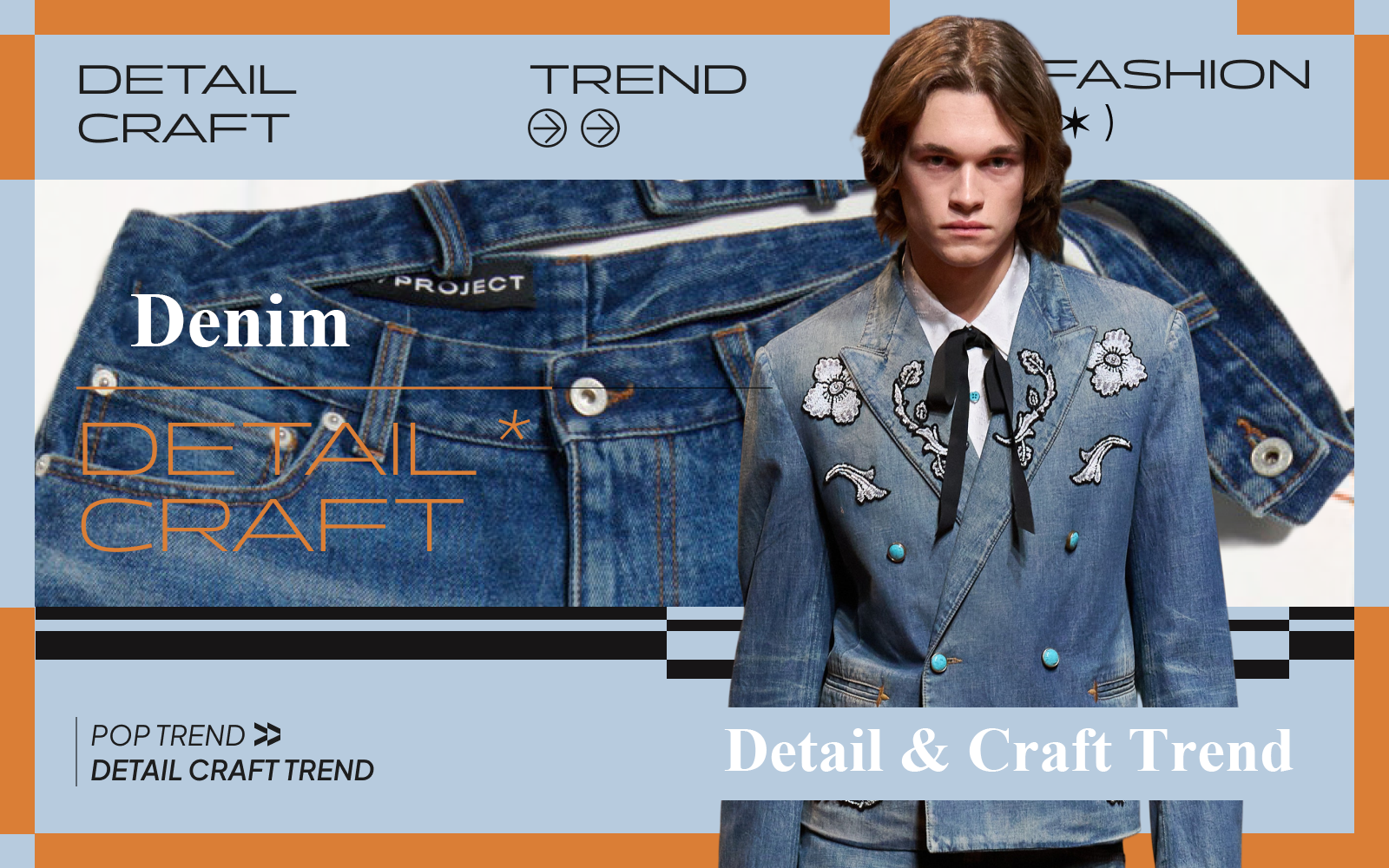 The Craft & Detail Trend for Denim Clothing