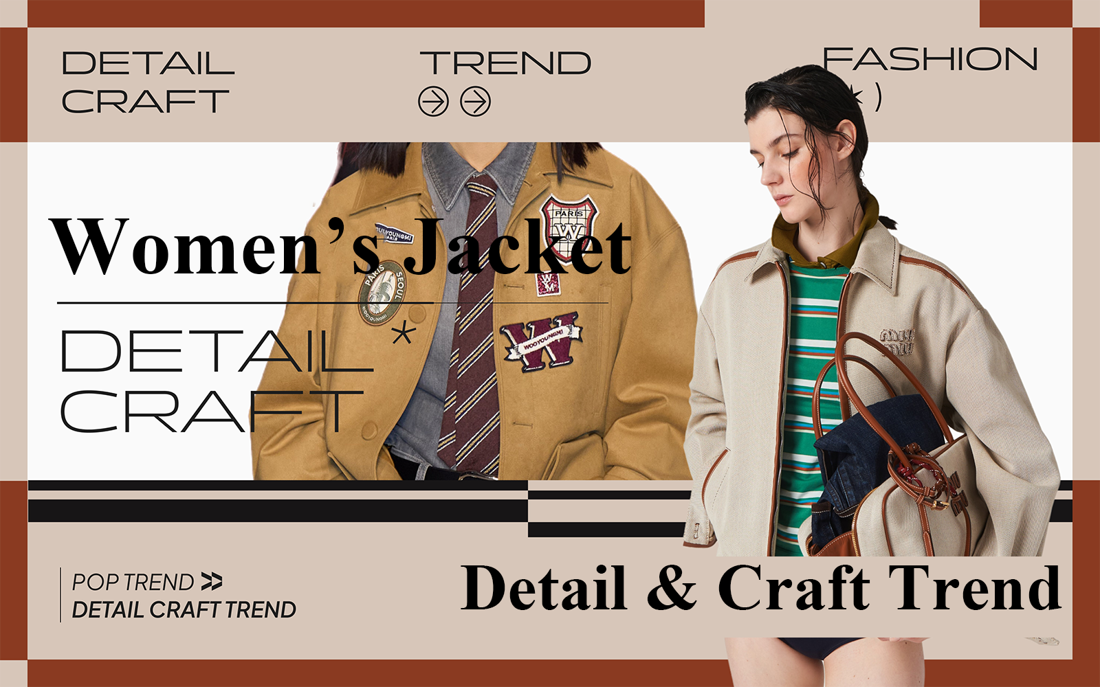 Detail Focus -- The Detail & Craft Trend for Women's Jacket